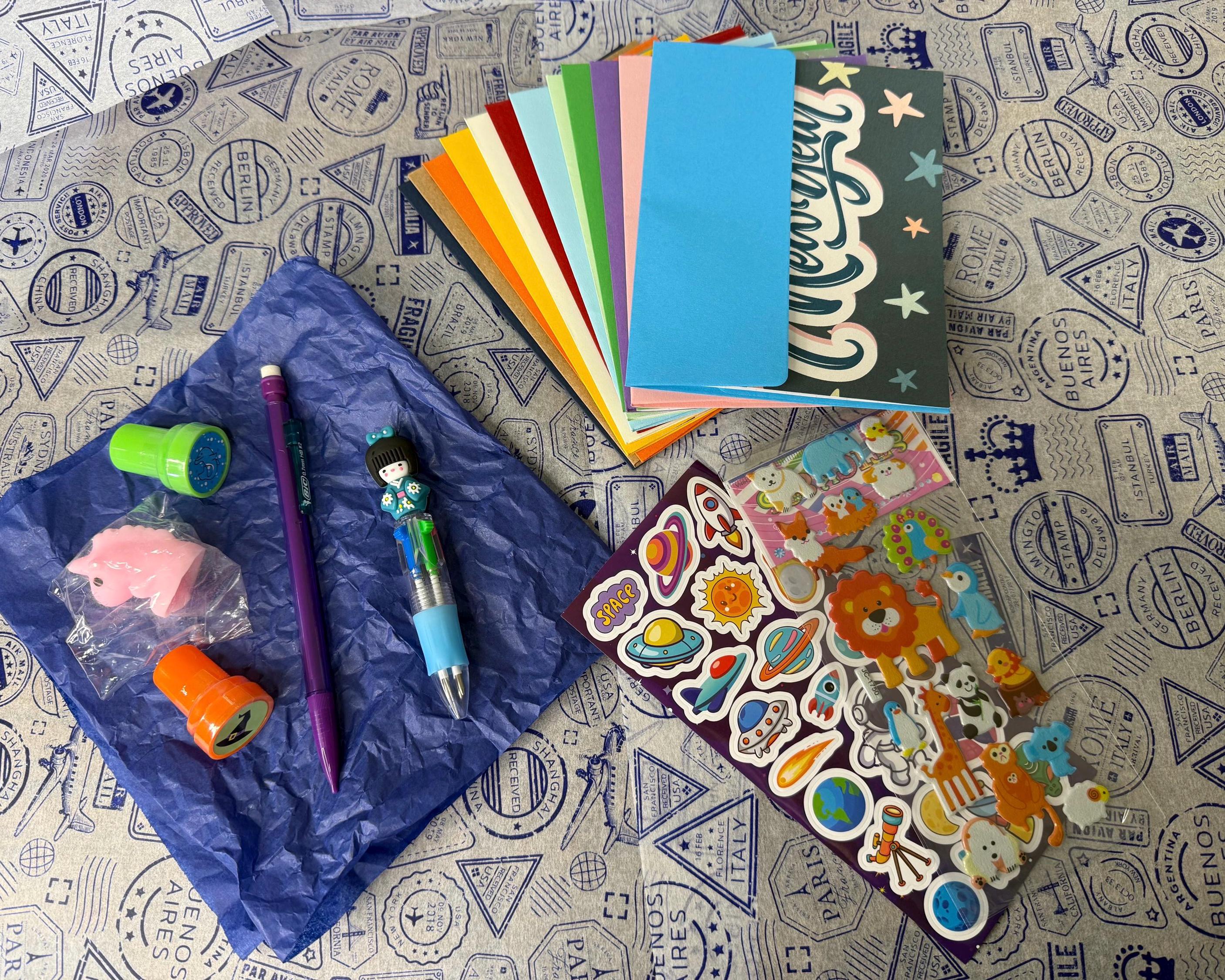 Chileren’s Pen Pal Kit | Kid’s Stationary Set