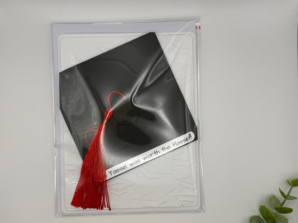 Graduation Tassel Handmade Card | The Tassel was worth the Hassel!!!