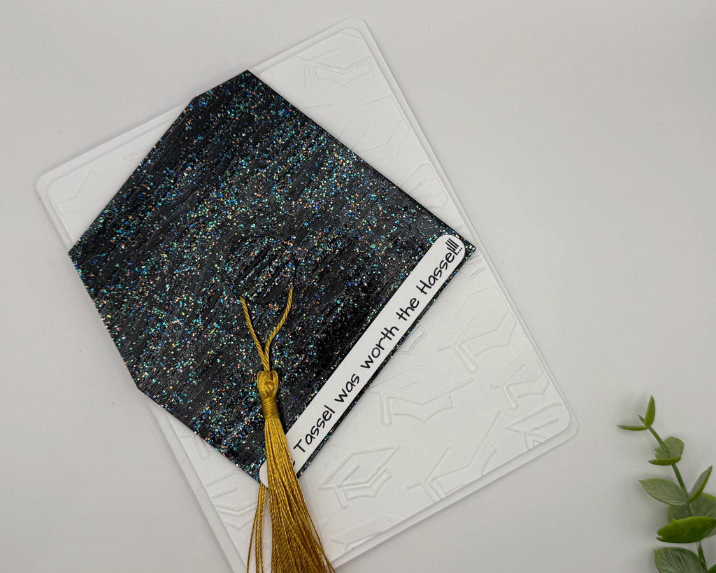 Custom Graduation Tassel Handmade Card | The Tassel was worth the Hassel!!!