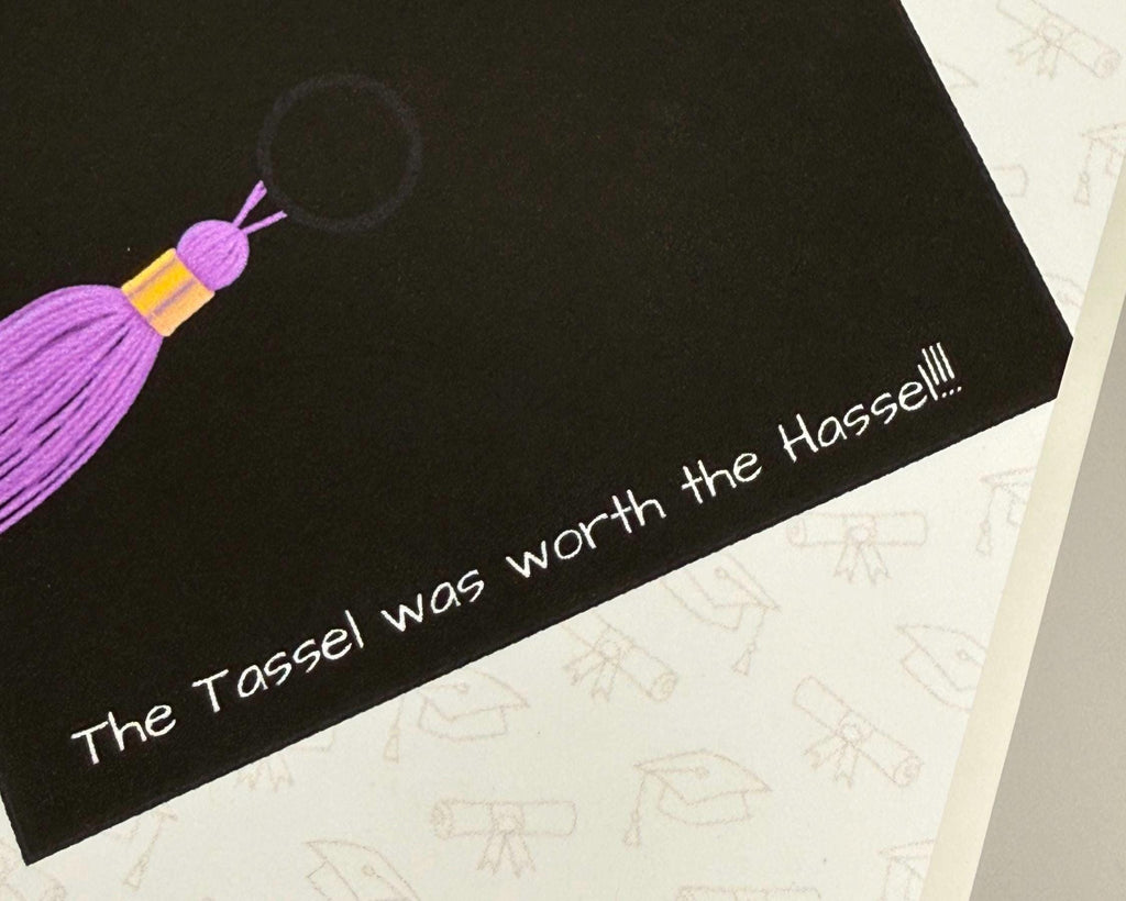 Graduation Card Pack | The Tassel was worth the Hassel!!! | 10 Pack