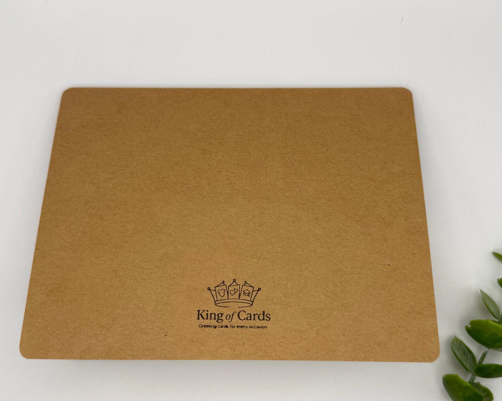 Handmade Monkey Birthday Card – A2 Jungle Animal Greeting Card with Kraft Envelope