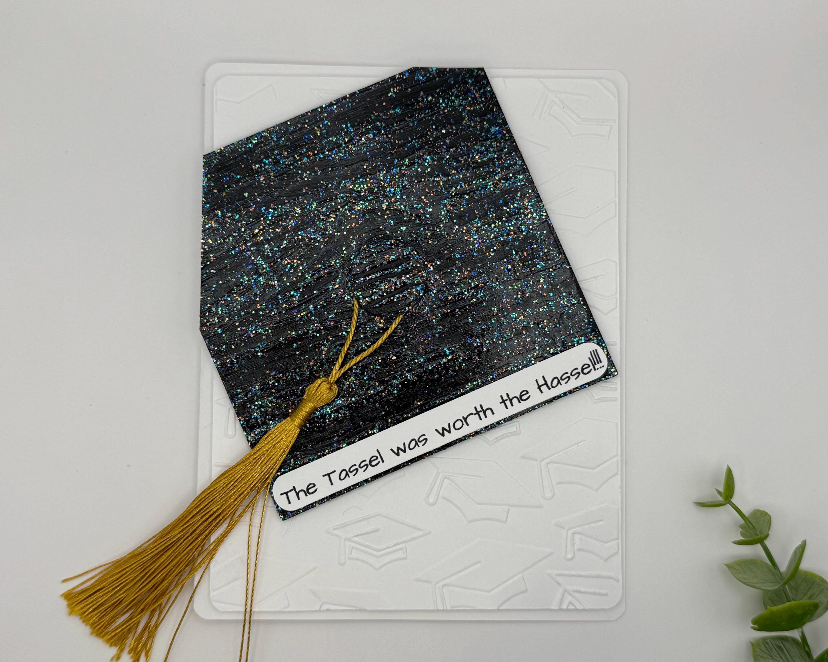 Custom Graduation Tassel Handmade Card | The Tassel was worth the Hassel!!!