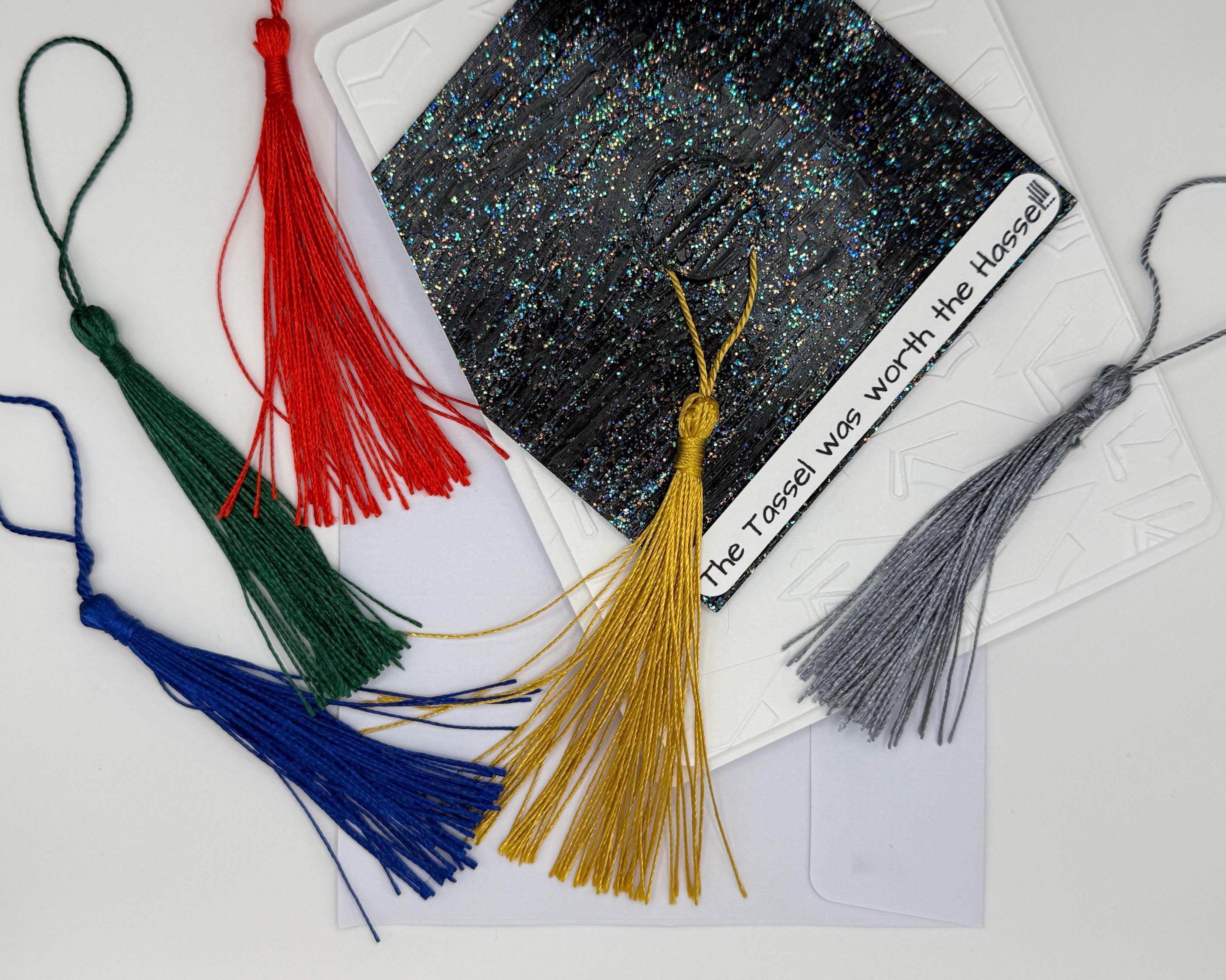 Custom Graduation Tassel Handmade Card | The Tassel was worth the Hassel!!!