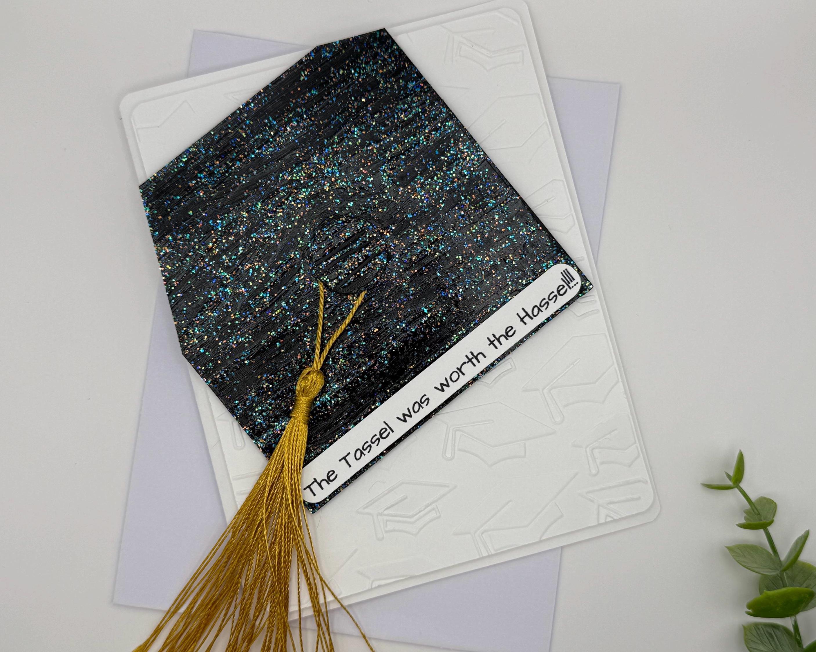 Custom Graduation Tassel Handmade Card | The Tassel was worth the Hassel!!!