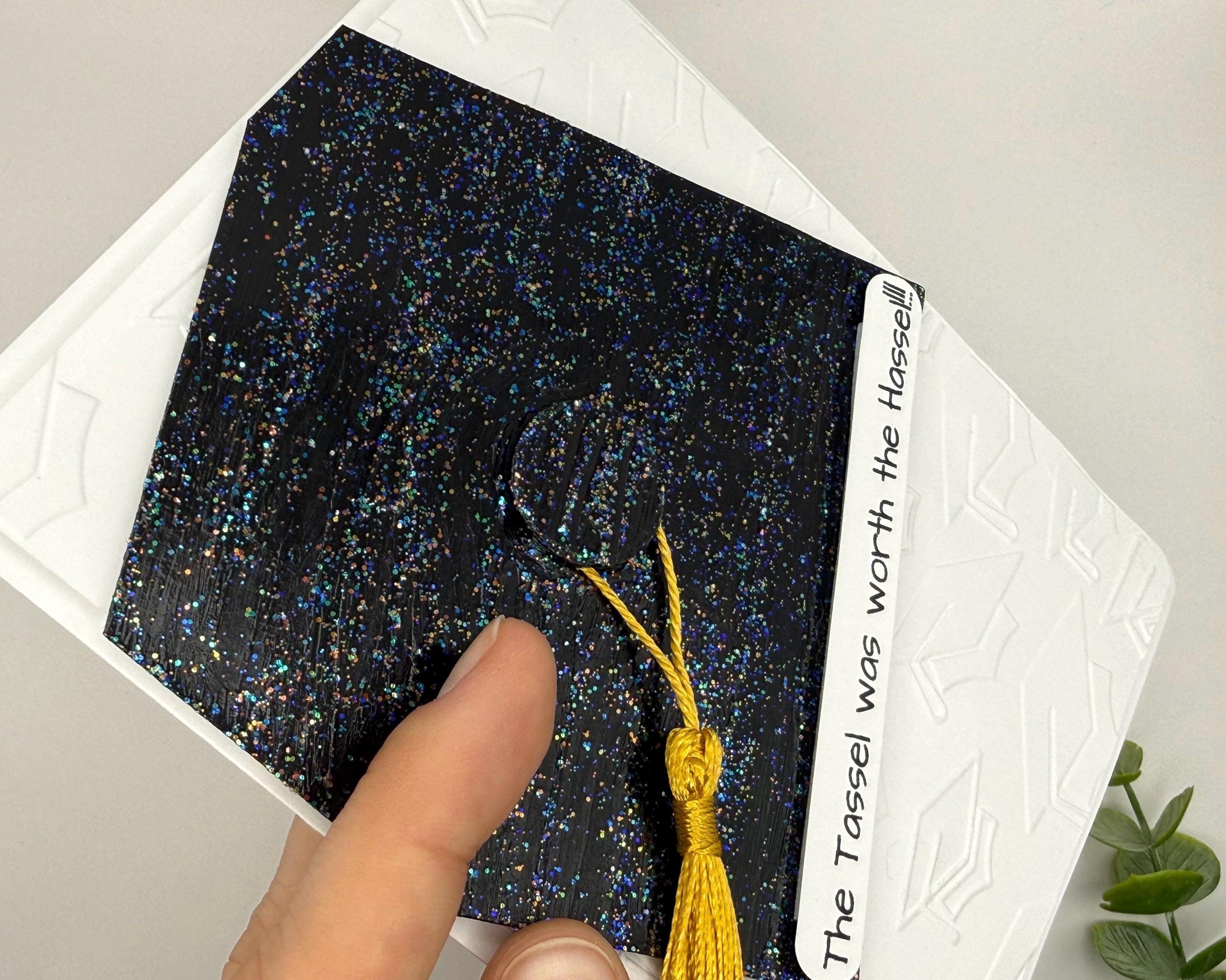 Custom Graduation Tassel Handmade Card | The Tassel was worth the Hassel!!!