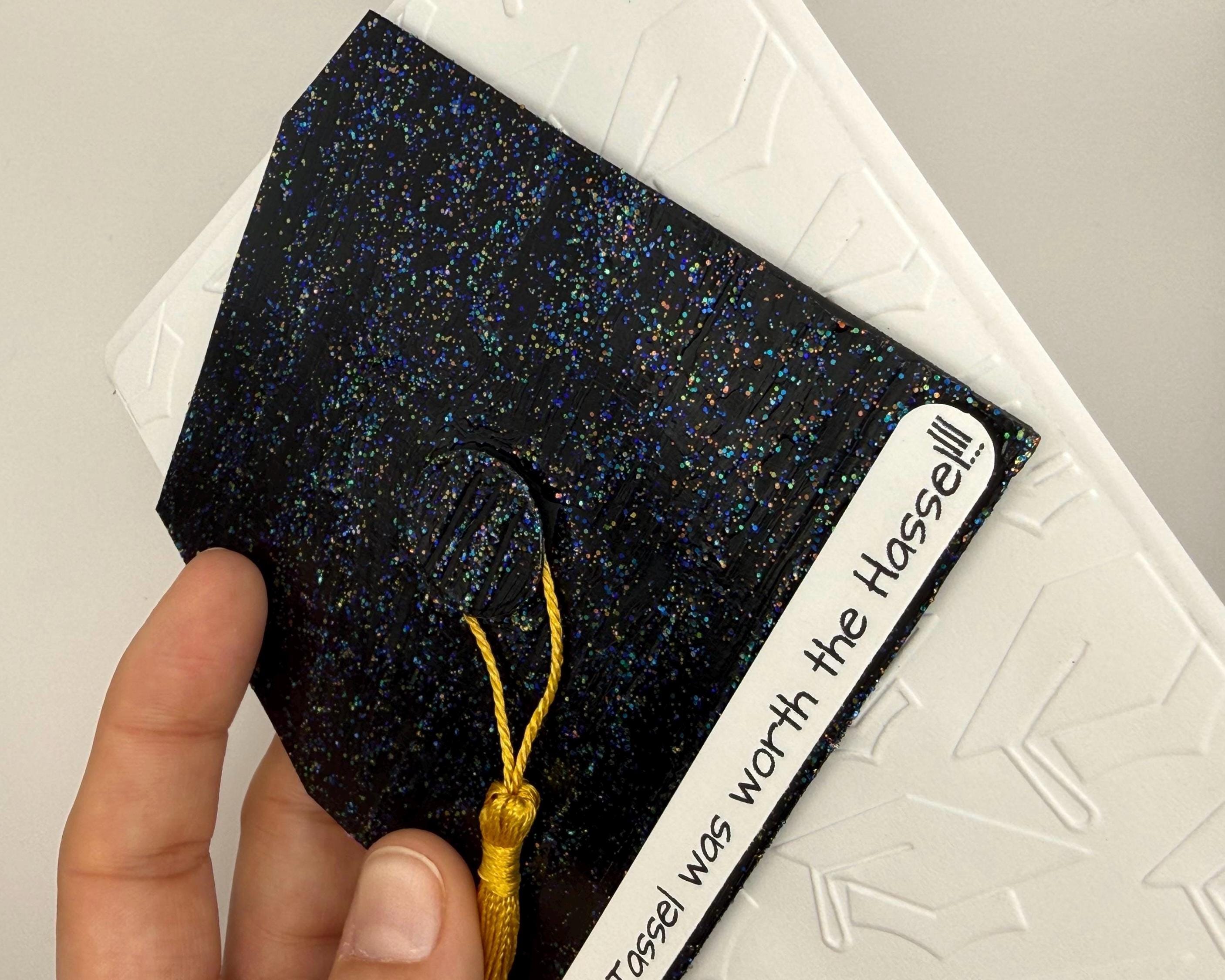 Custom Graduation Tassel Handmade Card | The Tassel was worth the Hassel!!!
