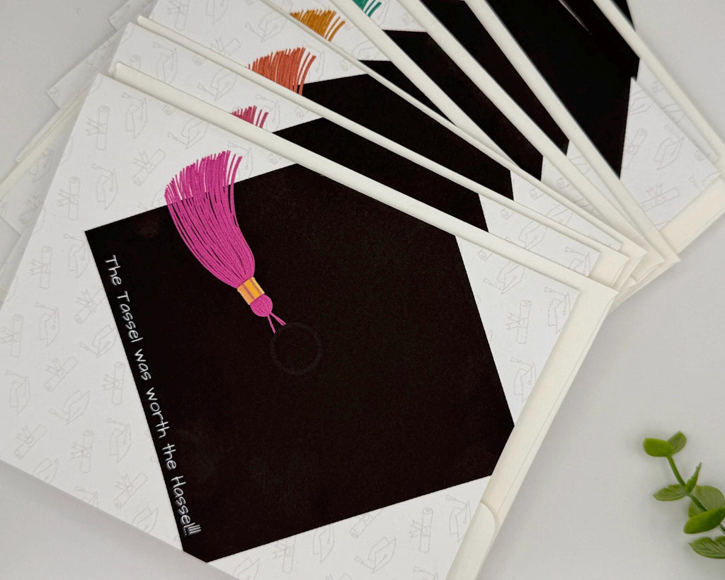Graduation Card Pack | The Tassel was worth the Hassel!!! | 10 Pack