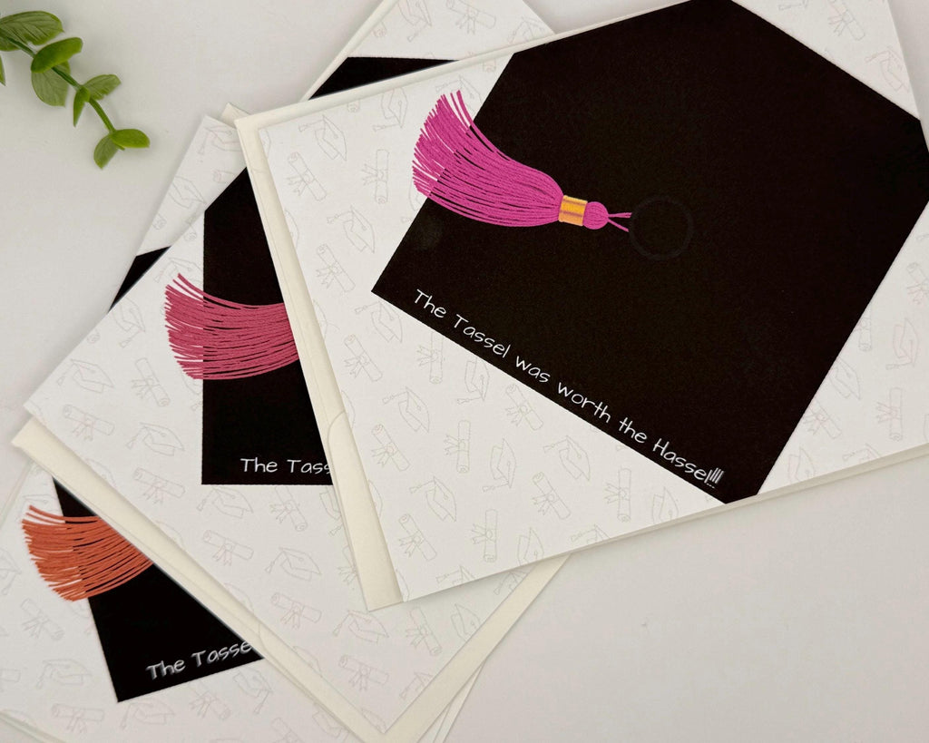 Graduation Card Pack | The Tassel was worth the Hassel!!! | 10 Pack