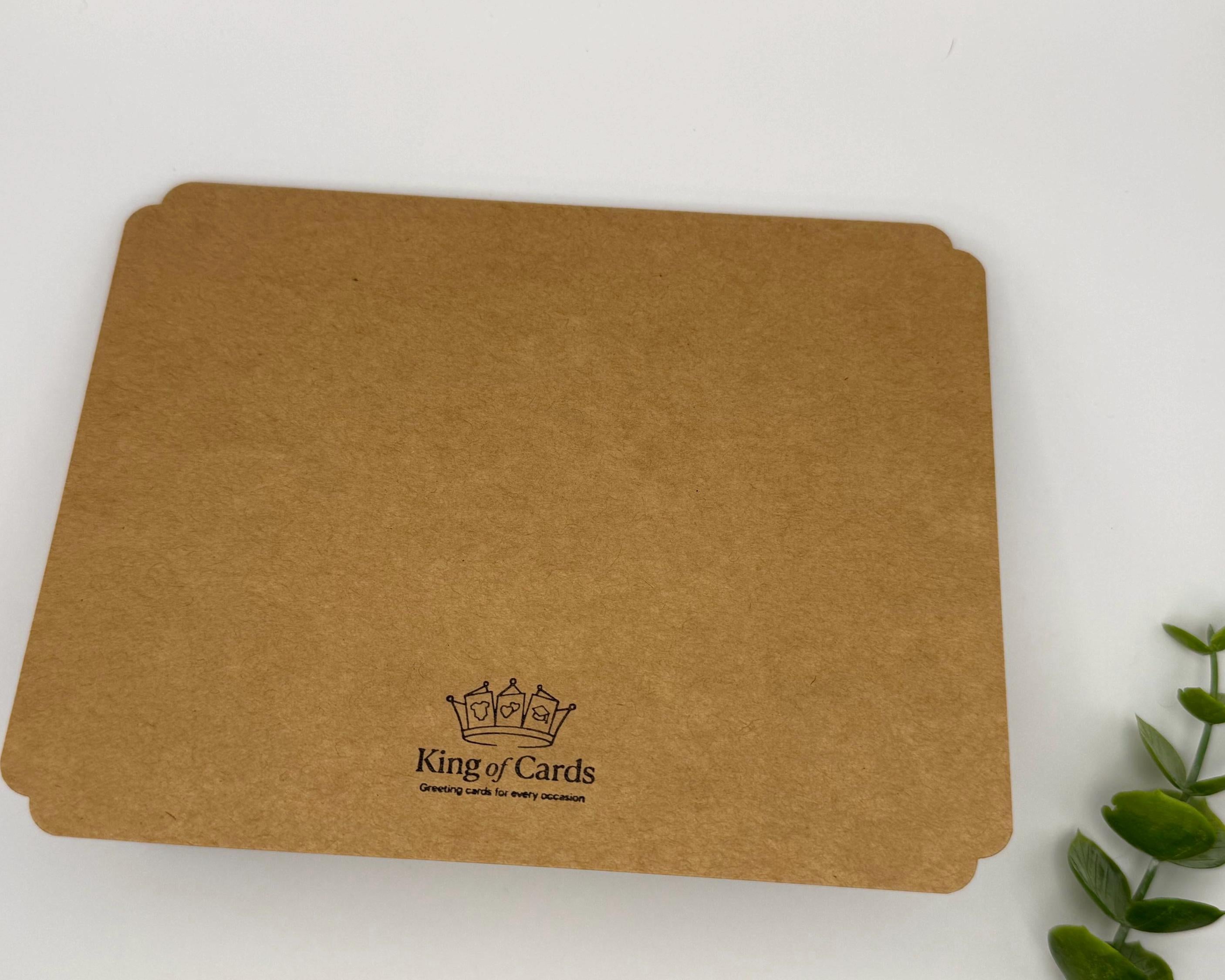 Handmade Floral Birthday Card for Mom – Elegant Neutral Design with Pearls