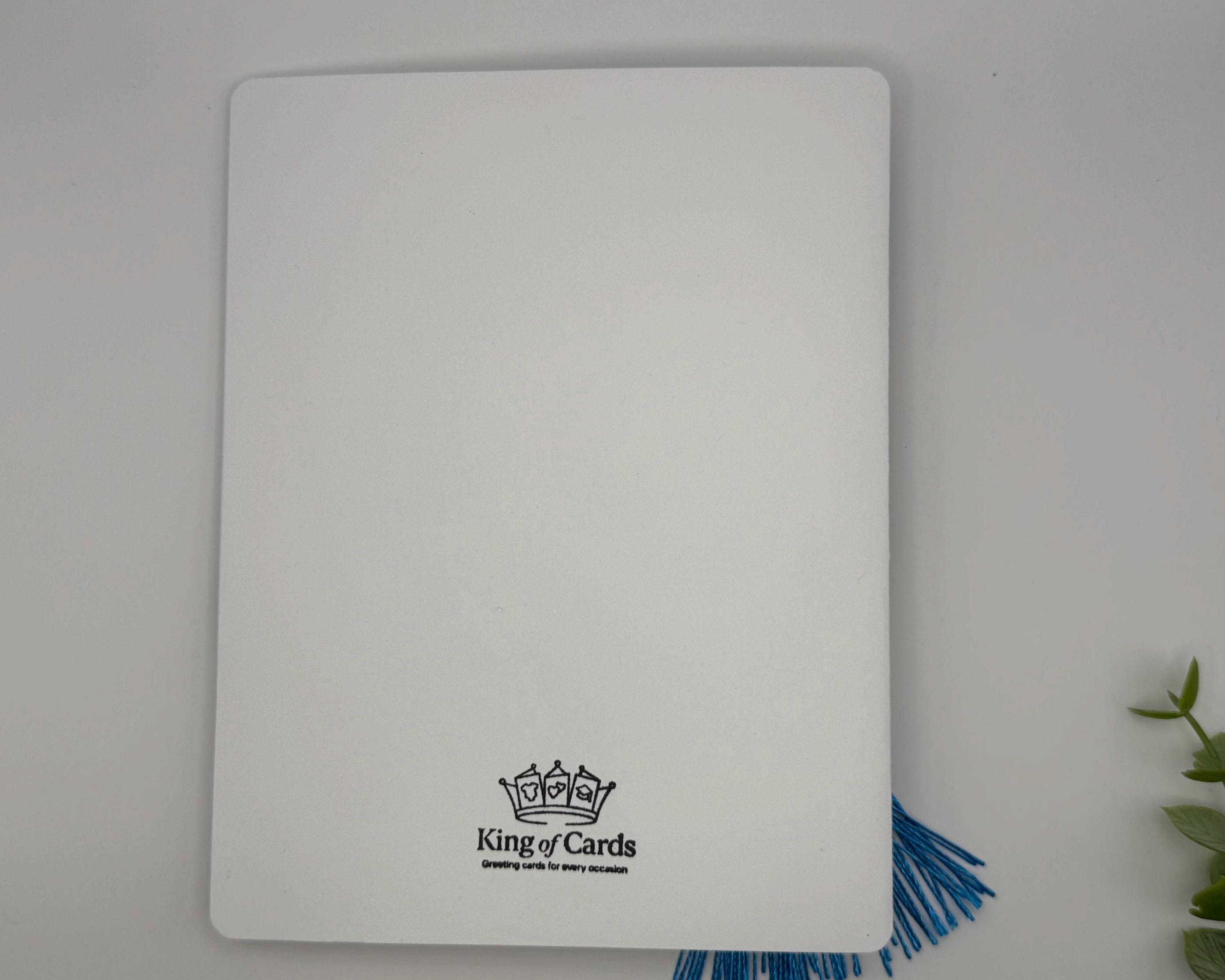 School Color Graduation Tassel Custom Handmade Card | The Tassel was worth the Hassel!!!