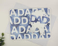 Father’s Day Shaker Card – “Dad” Ribbon Design | A2 Greeting Card with Envelope