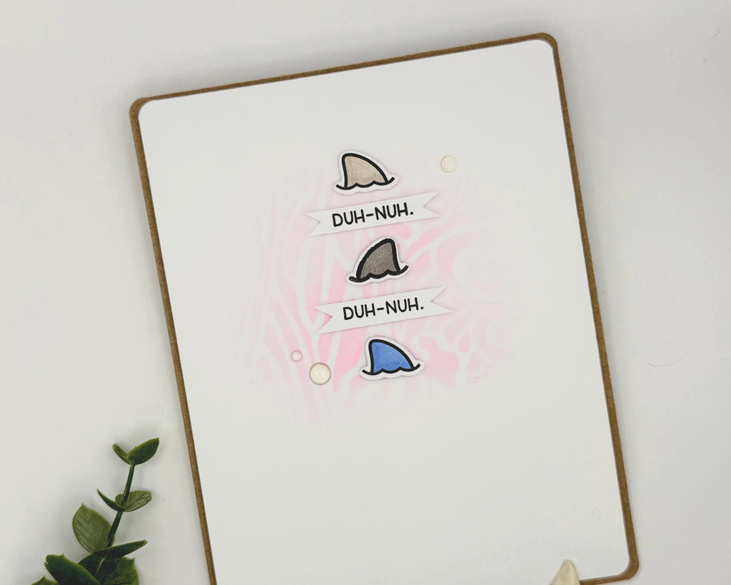 Duh‑Nuh, Duh‑Nuh – Handmade Shark Thinking of You Card