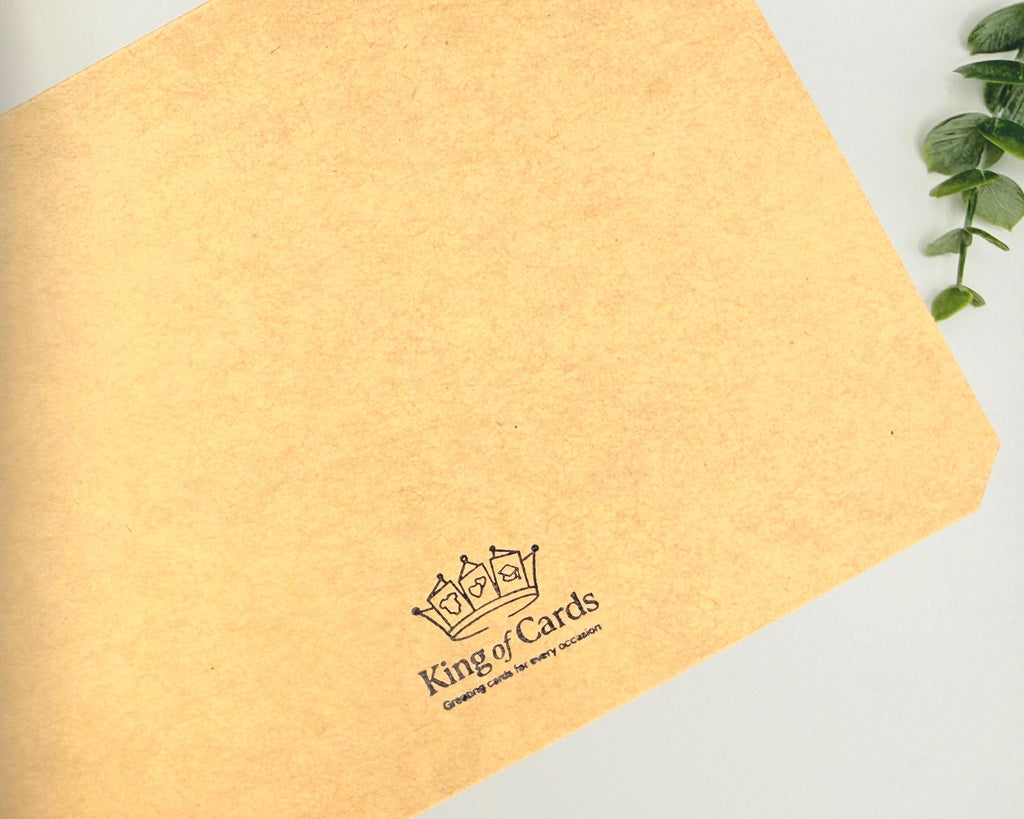 Handmade Father’s Day Card for Dad – Rustic Masculine Father’s Day Card, Neutral Brown Greeting Card