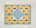 Handmade Father’s Day Card – “I Love Dad” Pattern | A2 Greeting Card with Envelope