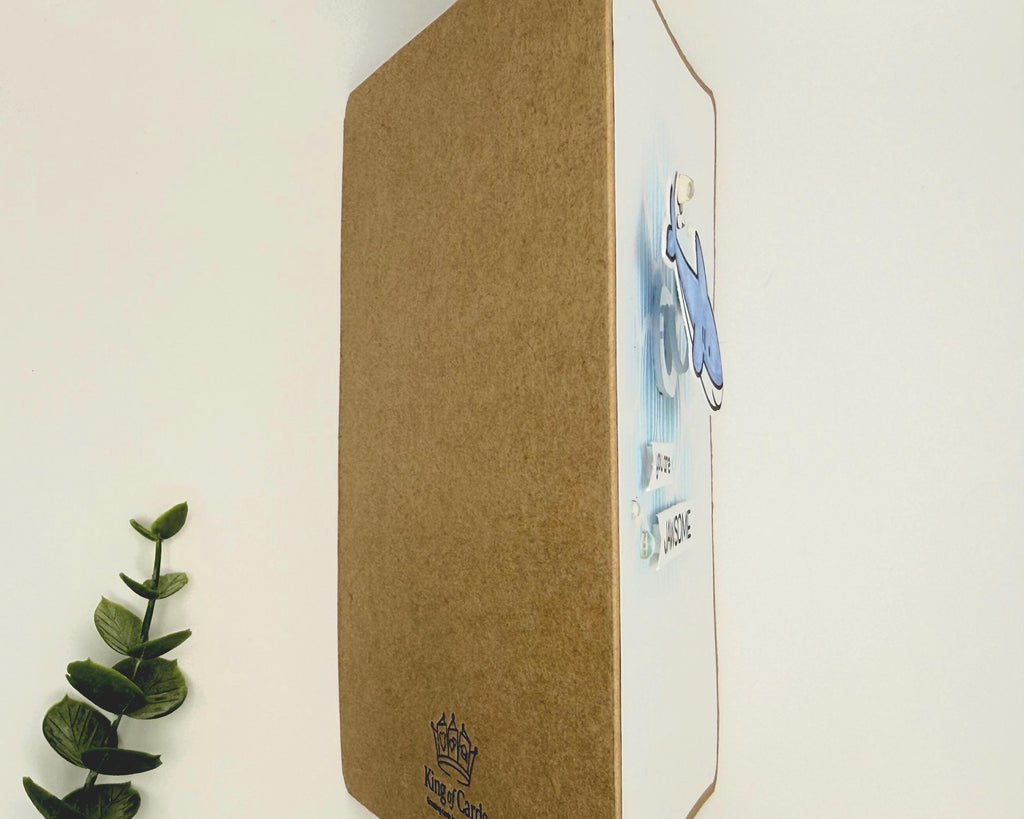 You Are Jawsome – Handmade Thinking of You Blue Shark Shaker Card
