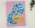 Hello Sunshine – Handmade Summer Greeting Card with Cute Floaties, Poolside Vibes, Thinking of You, Just Because Card