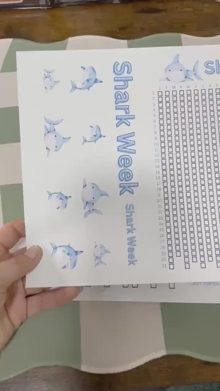Shark Week Period Trackers | Female Health Tracker