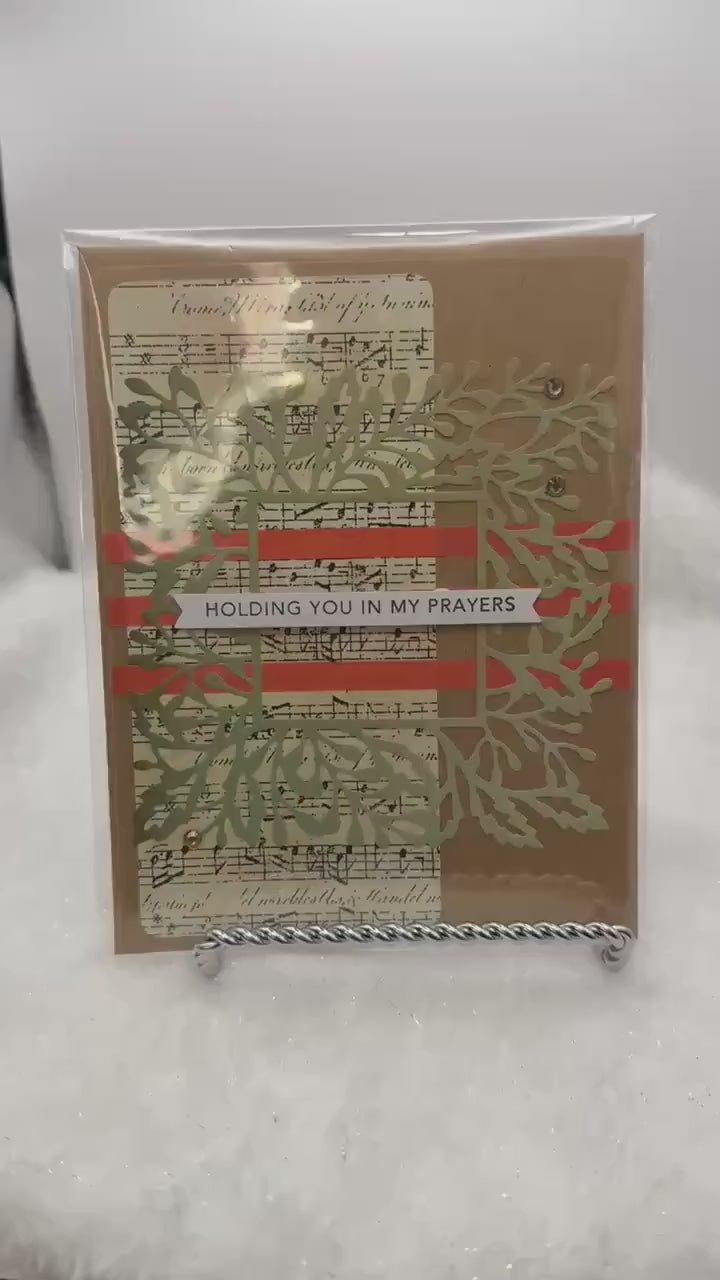 Holding You in My Prayers Greeting Card | Handmade Sympathy Note